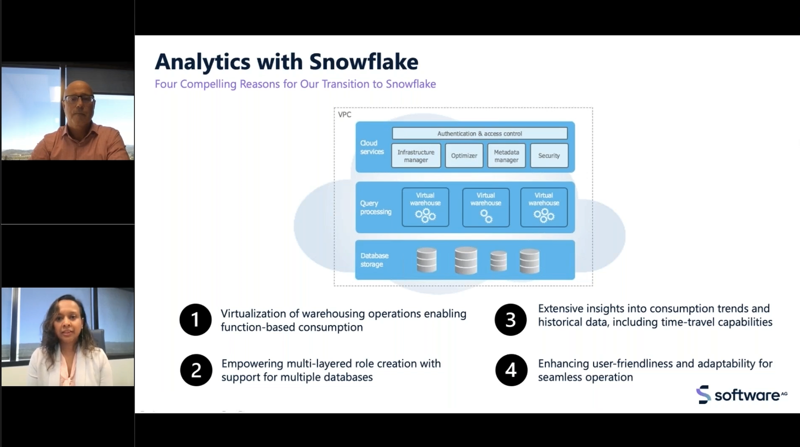 transition analytics to snowflake