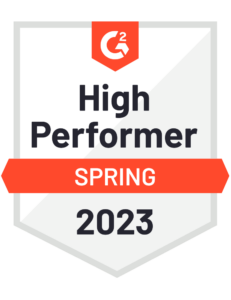 G2 Crowd High Performer Spring 2023